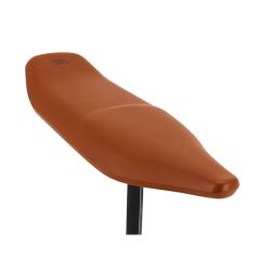 Selle Jallot City brown two-person saddle, 27.2mm diameter (footrests included)