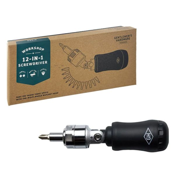 Gentlemen's Hardware 12-in-1 Screwdriver