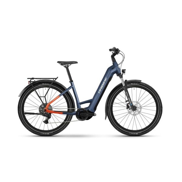 Haibike Trekking 4 Lowstep blue orange