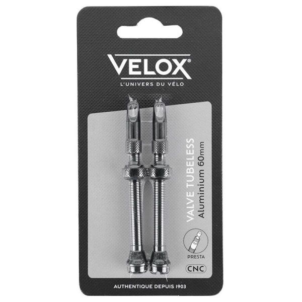 Velox tubeless presta valves 60mm